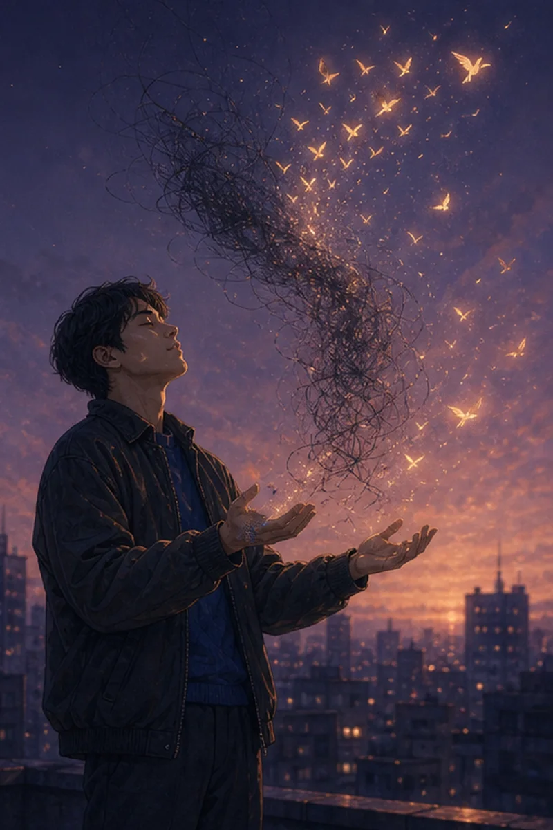 베드로전서 5:7 말씀 일러스트